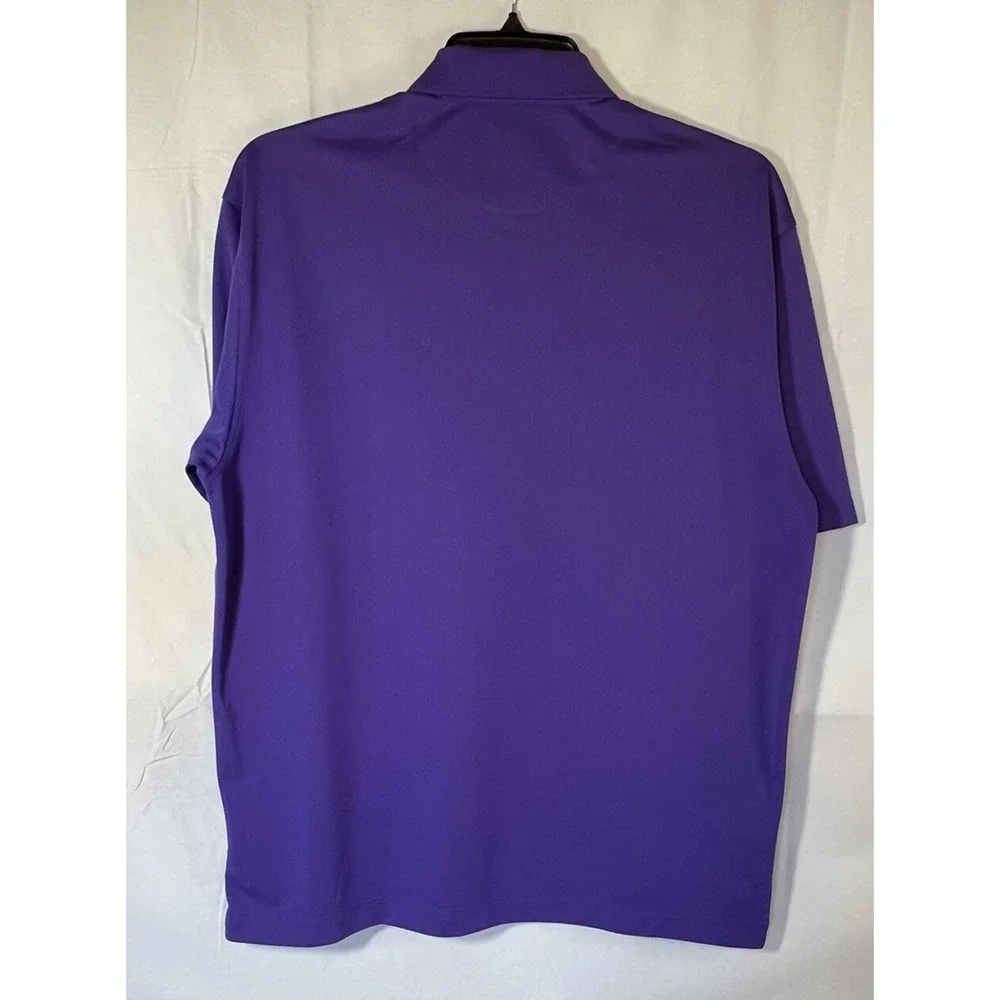 Nike Golf Dri Fit Polo Shirt Mens Size Large Short Sleeve Purple‎ Shirt